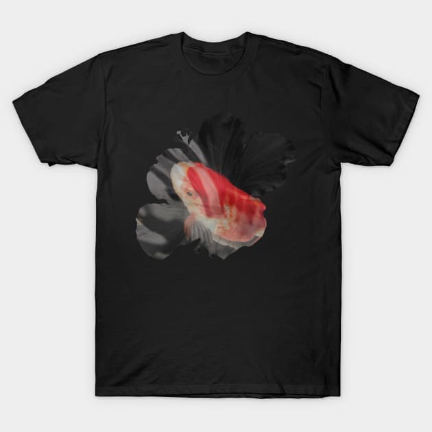 Koi flower T-Shirt by Geomhectic